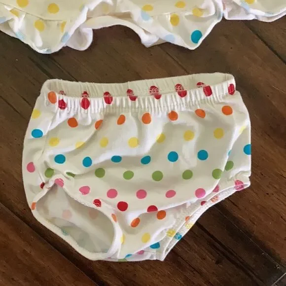 NEW Faded Glory Rainbow 🌈 Newborn Matching Polkadot Set- darling! - Picture 4 of 6